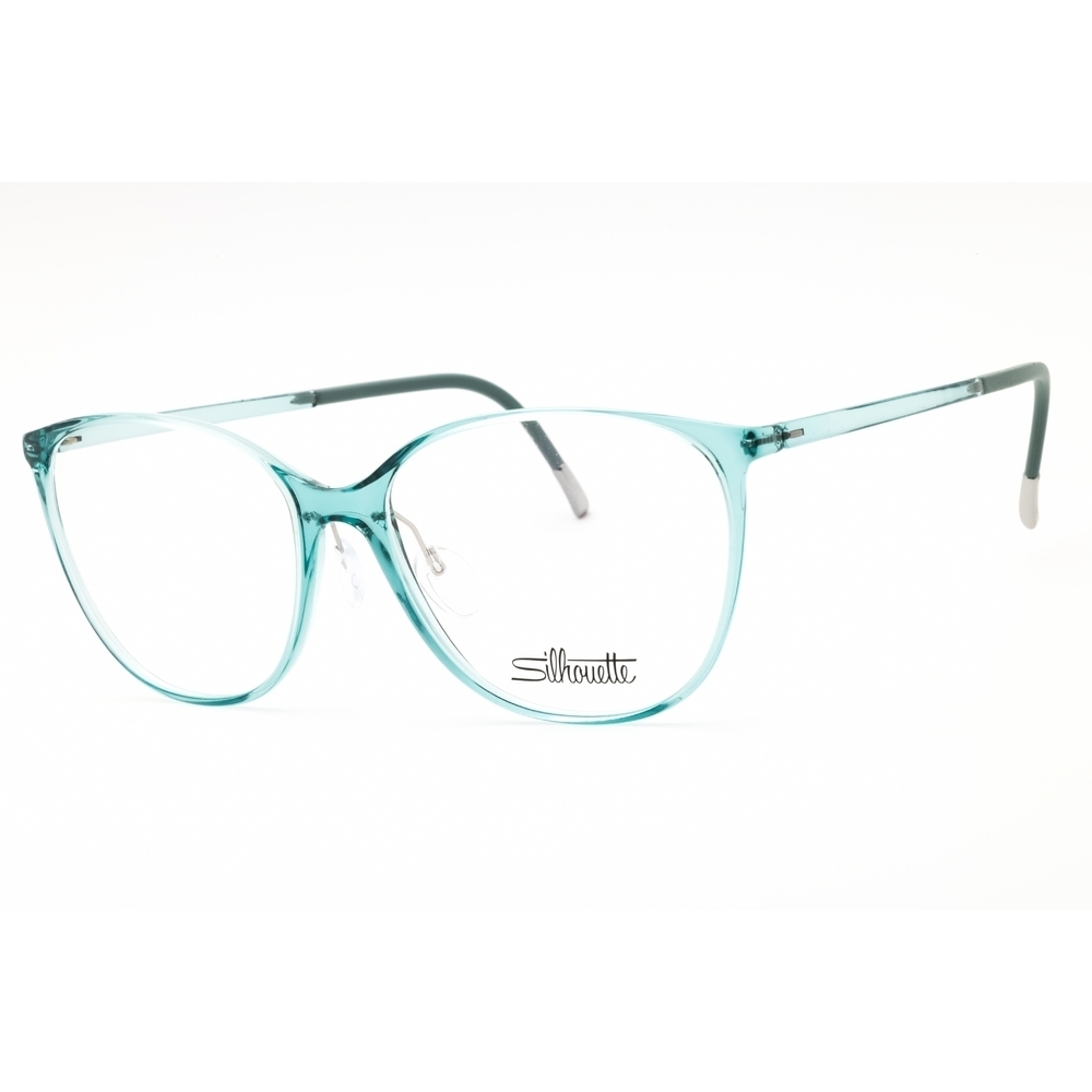 NWT Silhouette SPX Illusion Fullrim 1601/75 Carribbean Blue Cat Eye Eyeglasses